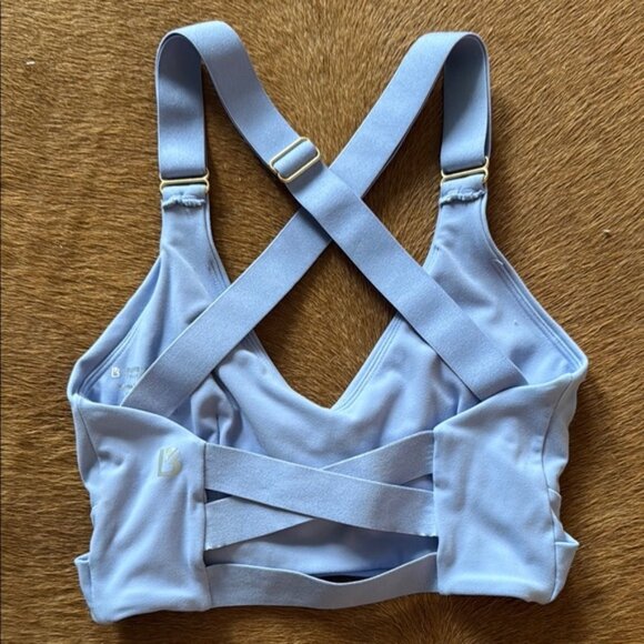 Buffbunny Collectionn Candywrap Sports Bra in Rainwater Blue - Picture 2 of 2